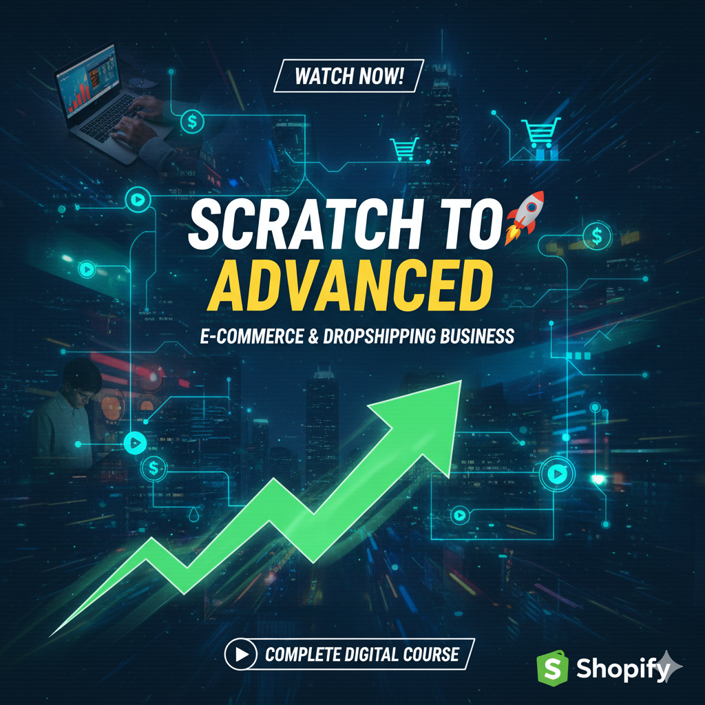Scratch to Advanced in E commerce and Dropshipping Business